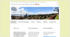 Desktop Screenshot of ferienwohnung-meersburg-blum.de